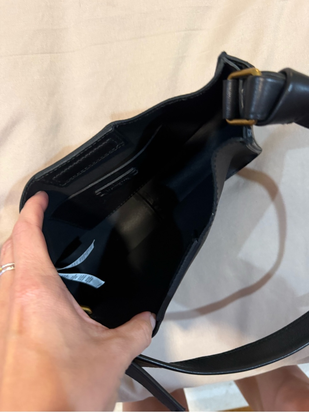 Madewell Black Leather Shoulder Bag - Picture 2 of 7